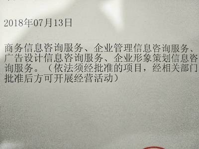 如何根據(jù)營業(yè)范圍中的“商務(wù)信息咨詢服務(wù)”確定開票大類
